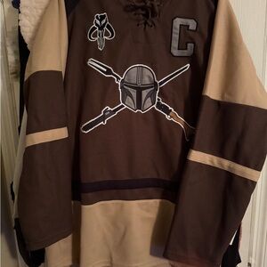 Mandalorian hockey style jersey